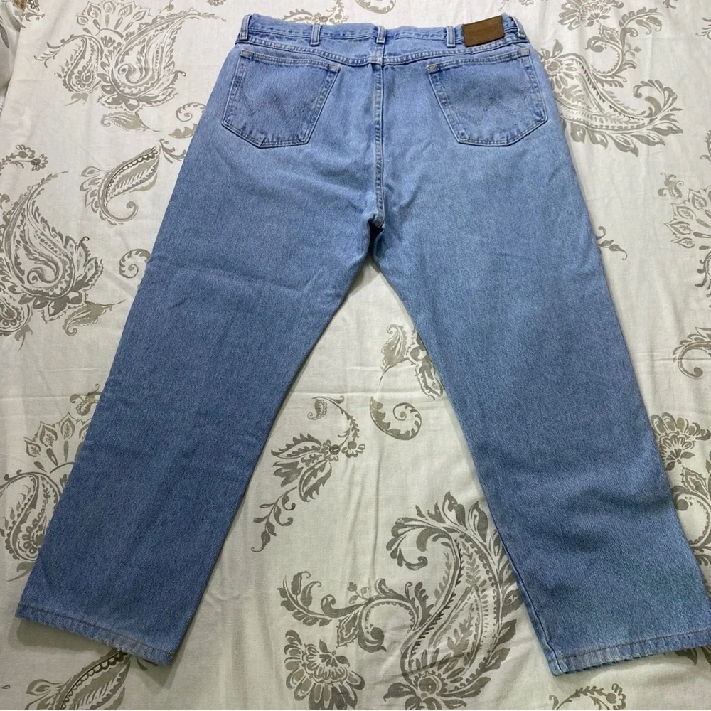 Wrangler Jeans‎ Mens 40X30 Blue Denim Regular Fit Rugged Wear Retro Western
